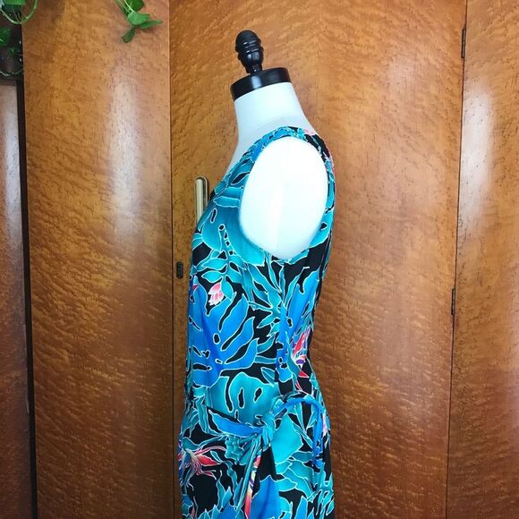 HILO HATTIE 80’s Vintage Pinup Sarong Sundress L - Picture 6 of 15